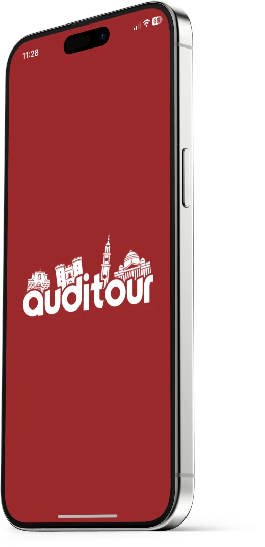 App Audioguida Pompei — Schermata splash